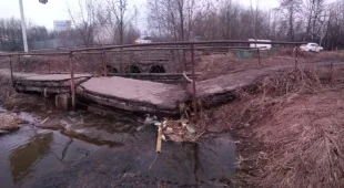 Ремонт моста через реку Кобыленку в поселке Жилино Люберец начнется на этой неделе